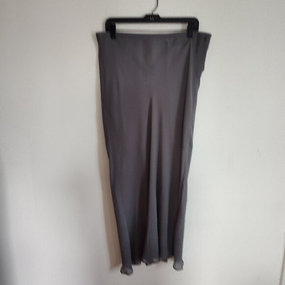 J. Crew Dresses & Skirts - Ladies SZ L J Crew Gwyneth  Storm Cloud Chiffon Skirt